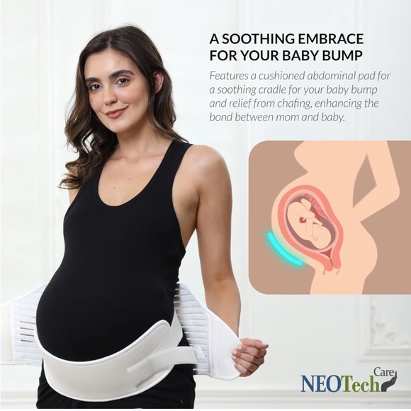 NeoTech Care Pregnancy Support Maternity Belt, Waist/Back/Abdomen Band - Picture 8 of 8
